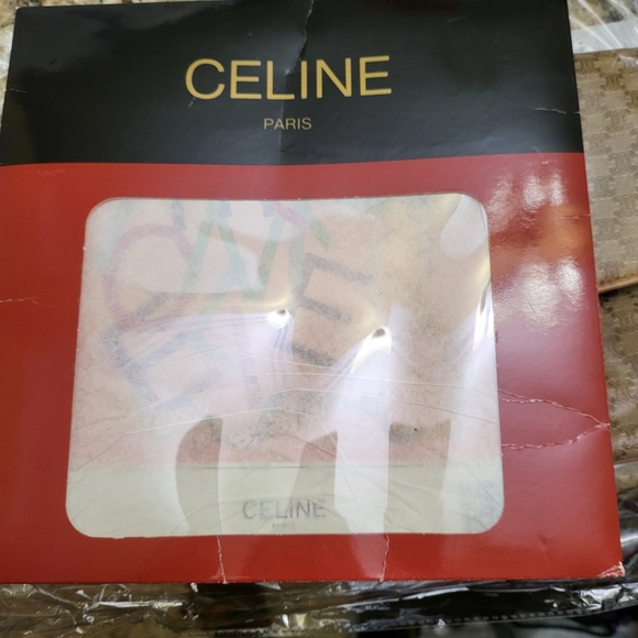 Celine Silk Scarf New in Box - Picture 6 of 7